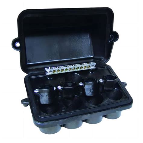 intermatic pjb4175 junction box 4-light black|pjb4175.